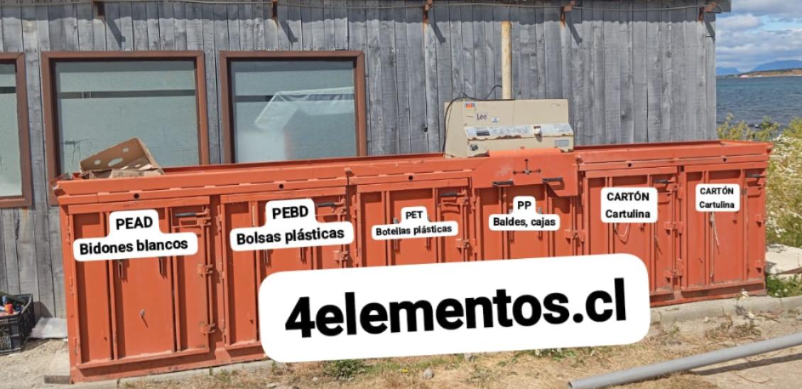 Estación de reciclaje 4elementos